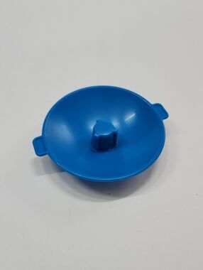 Fisher Price Little People Winter Sled Toboggan Saucer Blue Christmas Holiday #1
